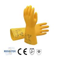 ราคา ถุงมือยางกันไฟฟ้าแรงสูง REGELTEX CLASS 3 เบอร์9 แรงดันไฟฟ้าใช้งานสูงสุด 30,000 โวลต์ (1คู่) (47754868417)