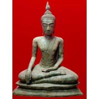 ราคา พระพุทธรูป ศิลปะอู่ทองหน้าแก่ (อู่ทองกลาย)​ เนื้อสัมฤทธิ์ หน้าตัก30นิ้ว (15246959861)