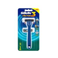 ราคา GILLETTE VECTOR3 RAZOR 1 FREE BLADE 2 PCS. (57954481884)