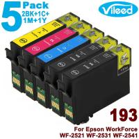 ราคา [สต็อกประเทศไทย]5 Pack 198 / 193 Ink for EPSON T1981 / T1931 Black 2pcs + T1932 Cyan + T1933 Magenta + T1934 Yellow Comb (4177910053)