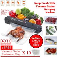ราคา TOMBOL VACUM SEALER/ เครื่องซีลสูญญากาศสด/ เครื่องซีลอาหารสองปุ่ม เครื่องซีลสูญญากาศ/ เครื่องมือกดแพ็คพลาสติก (13232085351)