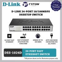 ราคา D-LINK 24-Port 10/100Mbps Fast Ethernet Unmanaged Switch DES-1024D (41129388166)