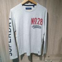 ราคา เสื้อยืดแขนยาว SUPERDRY สีเทา ของแท้มือสอง (42666236862)