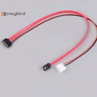 ราคา Honeybird 7+6 Pin สาย sata slimline สําหรับ letop SATA DVD+/-RW ไดรฟ์สายไฟเป็น PC (28481280944)