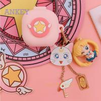 ราคา Luxury Cartoon Sailor Moon Silicone Cover for Samsung Galaxy Buds / Buds+ / Live 2020 Bluetooth Earphone Case for Samsung Galaxy Buds Live Protective Case Cover with Pendant (6951099725)