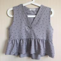 ราคา (ใหม่)เสื้อครอปลายจุด Torio (764770048)