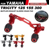 ราคา Motorcycle Muffler Exhaust Sliders Crash Pad Anti Fall Protector For Yamaha TRICITY 300 125 155 TRI (50552417678)