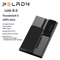 ราคา อปกรณ์ต่อการ์ดจอแยก External e-GPU PELADN Link S-3 Docking Station Port Thunderbolt 5 80Gbps (44372676899)