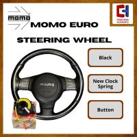 ราคา พวงมาลัย MOMO Euro [Button][สปริงนาฬิกาใหม่][สีดํา] [มือสอง] (52054538941)