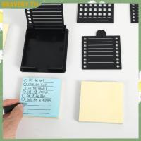 ราคา ที่มีประสิทธิภาพ Sticky Note Holder ตกแต่งโพสต์หมายเหตุผู้ถืออเนกประสงค์ Memo Pad Organizer 5 ลายฉลุ SHOPCYC2702 (29689670111)