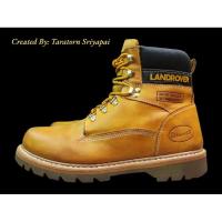 ราคา รองเท้ามือสอง ยี่ห้อ Landrover 45EU เป็น Work Boots สภาพดี ใส่ทำงาน หรือ จะใส่ท่องเที่ยวก็สวยสะดุดตา หนังออย Oil Tanned (27226117599)