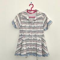 ราคา เสื้อเชิ้ตลายกราฟฟิก LYN Around แท้ size.M (8429581005)