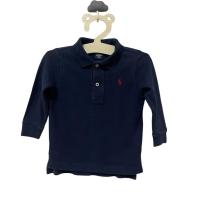 ราคา Polo Ralph Lauren เสื้อโปโลเด็ก สีกรม Size 12M อก 24-26 นิ้ว (7606272109)