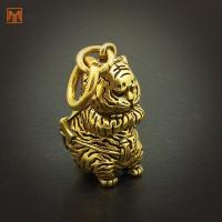 ราคา Marbit ทองเหลืองตุ๊กตาสัตว์จี้เสือพวงกุญแจรถ Bapa จี้การ์ตูน null (52458444059)