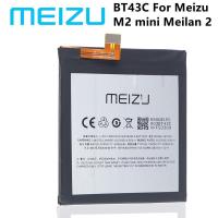 ราคา Meizu High Quality 100% Original Battery 2500mAh BT43C For Meizu M2 mini Meilan 2 M2mini Mobile Phone Batteries+Free too (21152326430)