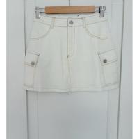 ราคา Used once like new‼️LOONNY STORE กระโปรงยีนส์ รุ่น Gale jean skirt สีขาว Size M❤️✨ (42279422163)