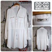ราคา CC Double Oเดรสเชิ้ตแบรนด์เนมมือสองสภาพใหม่ (7438955816)