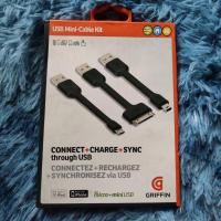ราคา GRIFFIN USB Mini-Cable Kit (30pin+Micro+Mini USB) (17369782624)