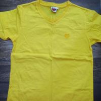 ราคา เสื้อยืดสีเหลือง คอวี เสื้อแตงโม (19767346792)