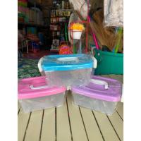 ราคา กล่องพลาสติก ฝาล็อค มีหูหิ้ว สำหรับใส่ของเอนกประสงค์ (24269166744)