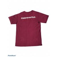 ราคา เสื้อยืดโลโก้ Never That Script This Is Never That มือสอง (4794963475)