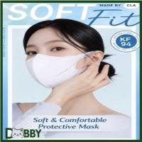 ราคา CLA Soft Fit KF94 Mask Premium Lightweight 3g Breathable Skin Friendly Elastic 3D Fit Korea Made (51957912620)