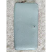 ราคา กระเป๋าสตางค์หนังแท้สีฟ้า Lanvin (25680830683)