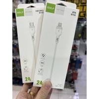 ราคา GOLF สาย USB 2A ชาร์จเร็ว (IOS / MICRO) GC-75i GC-75M 1METER DATA SYNC IOS/ANDROID (47209181272)