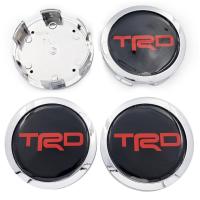 ราคา 4 ชิ้น ให้เลือก ฝาครอบดุมล้อ ดุมล้อ TRD 70mm. / 75mm. (11161425956)