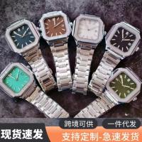 ราคา พร้อมสต็อก เร็ว การส่งสินค้า ขายร้อน นกแก้วหอยทากสแควร์นาฬิกาผู้ชายนาฬิกากลไกอัตโนมัติสายเหล็กสามมือระเบิดปฏิทินนาฬิกาข้อม265730410 (40229918421)