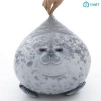 ราคา J Chubby Blob Seal Plush Animal Toy Cute Ocean Pillow Pet Stuffed Doll Kids Gift my (7669953921)