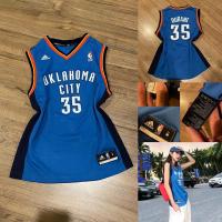 ราคา เสื้อกีฬาบาส Authentic NBA x Adidas Oklahoma Kevin Durant ของแท้มือสอง (24766785663)