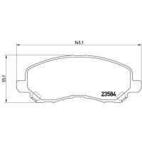 ราคา ผ้าดิสเบรคหน้า LANCER CEDIA CS3 1.6 CS9 2.0 LANCER EX 1.8 2.0 SPACE WAGON 2.4 MIVEC PEUGEOT 4008 (13963418686)