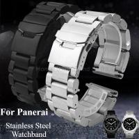 ราคา สําหรับ Panerai PAM441 Diesel Luminor ทนต่อการสึกหรอความแข็งสูง Scratch Proof Smooth Touch สายนาฬิกาสแตนเลส 22 24 26 มม. (29444492429)