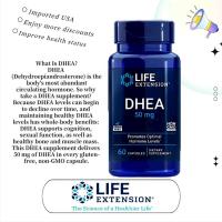 ราคา Life Extension DHEA 50mg 60 Capsules | Natural Vitality Enhancement (46008155256)