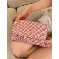 ราคา (พร้อมส่ง) BrandyMelville Plaid Makeup Bag กระเป๋าใส่เครื่องสำอาง ของแท้จากช็อป (42264118069)