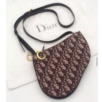 ราคา Used Dior Saddle Triple Zip Crossbody Clutch Oblique Canvas Y2019 (9735875225)