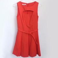 ราคา JASPAL orange belt dress (2268092138)