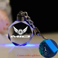 ราคา สําหรับ YAMAHA MIO รถจักรยานยนต์ไฟ LED KeyChain 7 สีคริสตัลกุญแจรถการปรับแต่งที่สวยงามตกแต่งสําหรับ YAMAHA MIO Gear125 Mio I125 110 155 (46455446809)