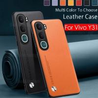 ราคา สําหรับVivoY31 2025 หนังPUเคสโทรศัพท์สําหรับVivo Y31 Y21 d Y21d Y 31 Y 21d VivoY31 VivoY21d 4G 5GปลอกSoft TPU Edgeป้องกันกันชนกันกระแทกปกหลัง (45952824510)