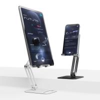 ราคา Foldable Tablet Stands Aluminum Universale Mobile Phone Holder Angle Desktop Stand Support For iPad Pro iPhone 12 13 iPa (21044727195)