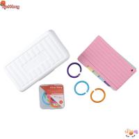 ราคา WATTLEUG Flash Card Dividers, 8 ชิ้นแหวนกล่องเก็บ Tabbed Index การ์ดสํานักงาน 150 ชิ้น Ruled Notecards การเรียนรู้หมายเหตุ (57809311689)