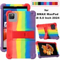 ราคา for BMAX MaxPad i8 8.0 Inch 2024 Wifi & Lte Tablet Case Super Shockproof Soft Silicone Protective Case Stand Cover (26435342321)