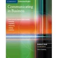 ราคา DKTODAY หนังสือ COMMUNICATING IN BUSINESS:STUDENT'S BOOK 2ED. (4620407860)