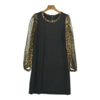 ราคา Dolce & Gabbana Dress beige Women black Panther brown Direct from Japan Secondhand (44378831788)