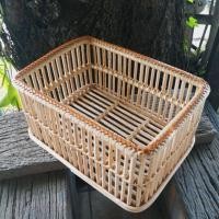 ราคา พร้อมส่ง​ ตระกร้าหวาย​ทรงสูง​ ตระกร้าอเนกประสงค์​ หวายแท้​ หวายเทียม​ เคลือบแลคเกอร์ (7639390714)