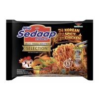 ราคา mi sedap มาม่าเผ็ดมาเล รสไก้เผ็ดเกาหลี ขายเป็นแพคด้านใจห่อมี 6ชิ้นด้านใน (17056512877)