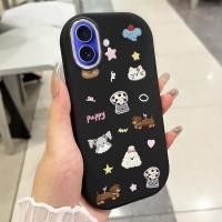 ราคา เคสสำหรับ iPhone 16 Pro Max 16 Plus 15 Pro Max 15 Plus เคสโทรศัพท์สัตว์น่ารักกันกระแทกกลมและอ้วน (48505858769)