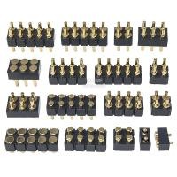 ราคา Pogopin ฤดูใบไม้ผลิ Thimble High Current Double Row Connector ชายหญิง Gold-Plated Patch Test Probe เสาอากาศ Thimble (42958202600)