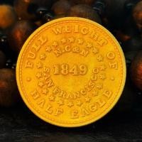 ราคา สหรัฐอเมริกา1849 5ดอลลาร์สหรัฐครึ่งนกอินทรีเหรียญเงินดอลลาร์เหรียญที่ระลึกต่างประเทศงานฝีมือคอลเลกชันขายดีขายส่ง (51256124134)